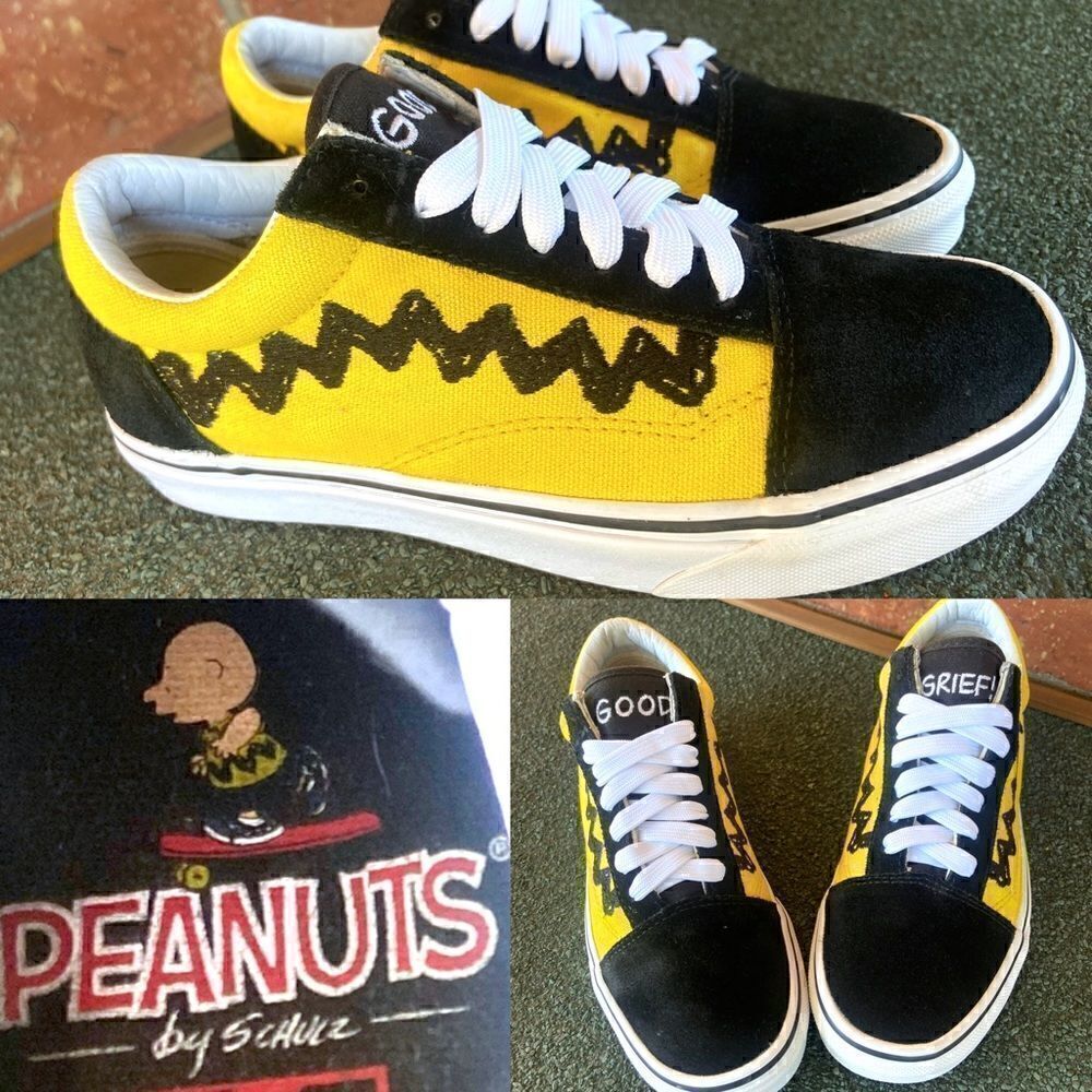 CharlieโBrownโVansย Sizeโ5โWomensโ3.5โMen